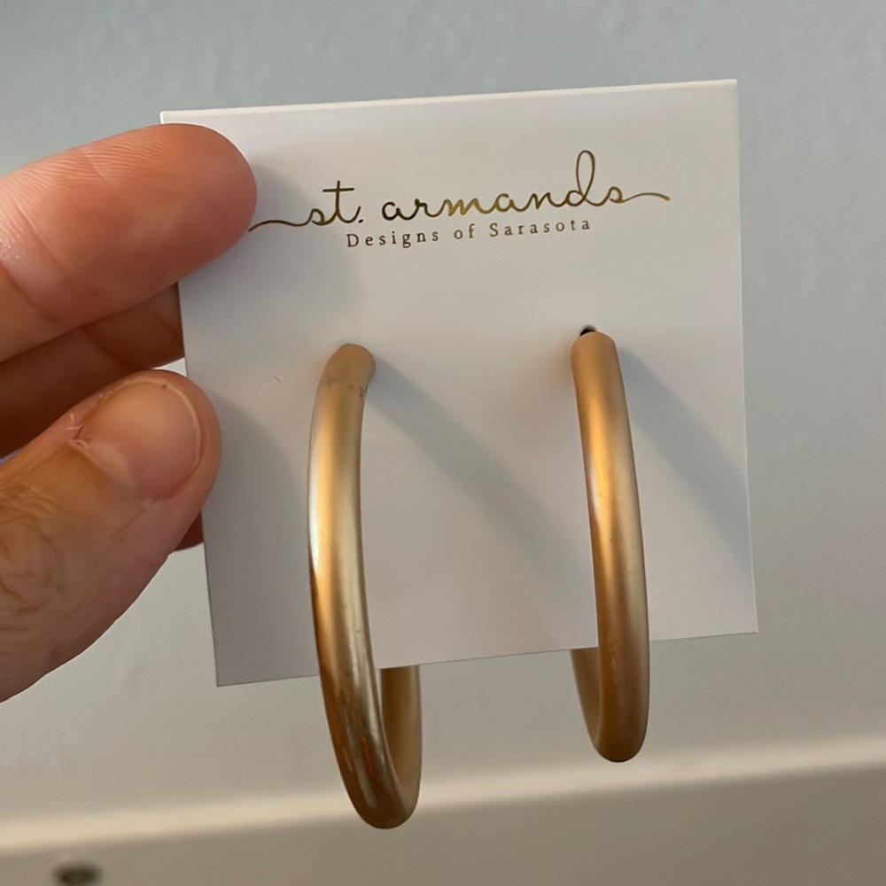 COPY - Gold Hoop Earrings extra pics